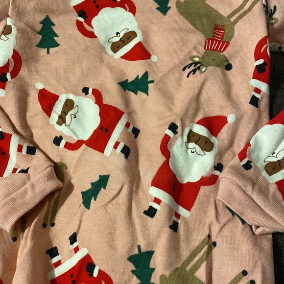 Toddler Girl Santa Christmas Pajamas - Picture 3 of 5